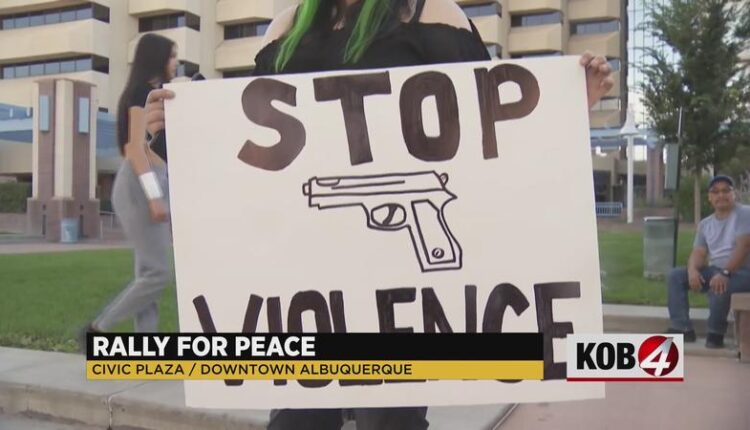 Families gather for peace at Albuquerque rally
