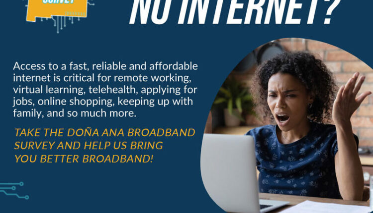 Efforts to expand Internet service in the Las Cruces area seek public opinion

