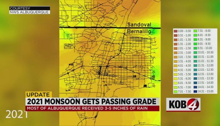 Albuquerque's 2021 monsoon season ends