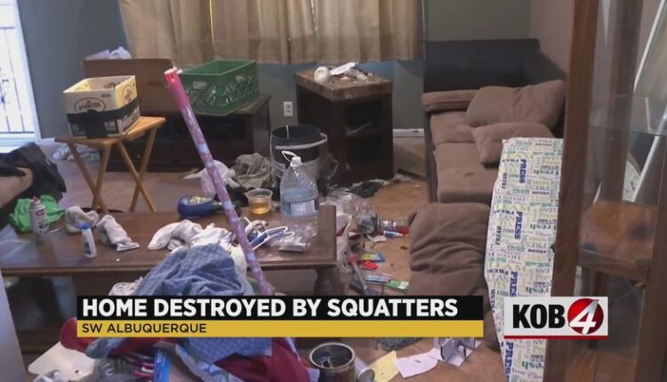 Squatters take over Albuquerque home for weeks while owner is away