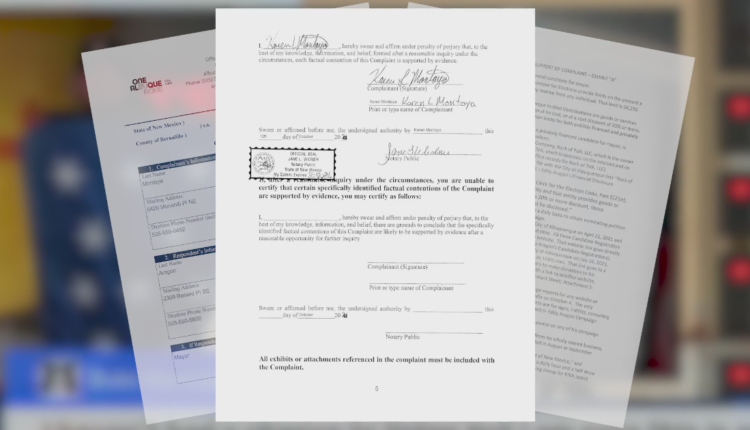 Corporation claims Eddy Aragon violated federal and state campaign laws

