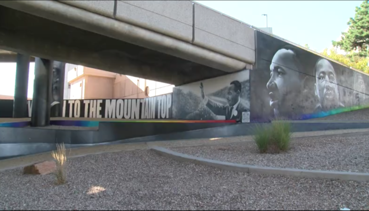 Mural in downtown Albuquerque honors Martin Luther King Jr.

