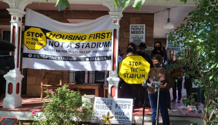 Residents say new soccer stadium will raise rents and expand policing in Albuquerque