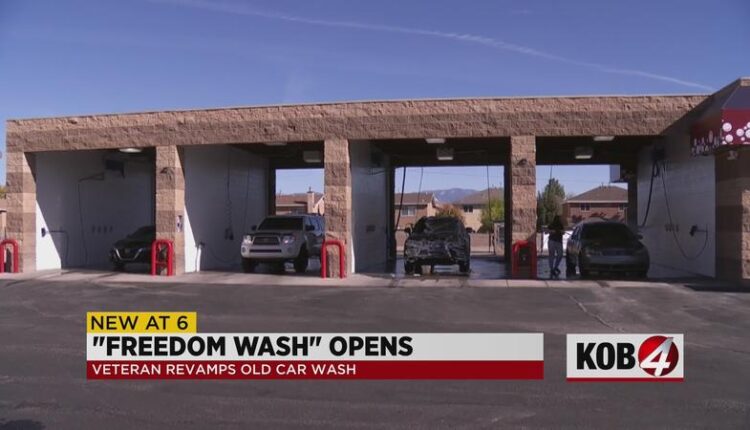 Freedom Wash: Veteran revamps old car wash in NW Albuquerque
