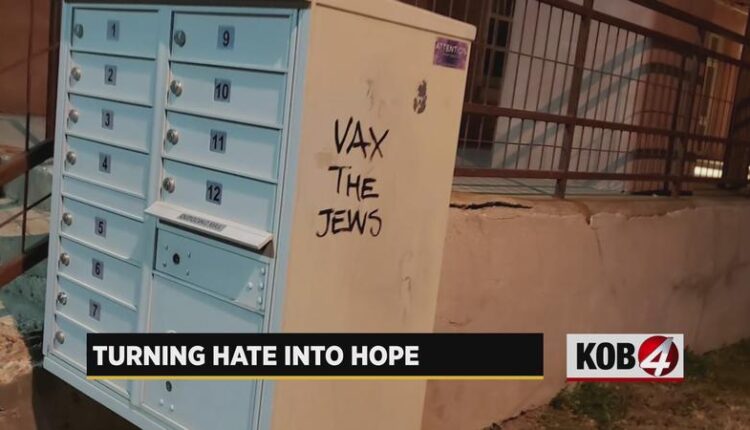 How a hateful message in Santa Fe is being turned into one of hope