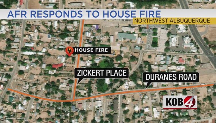 AFR responds to NW Albuquerque house fire