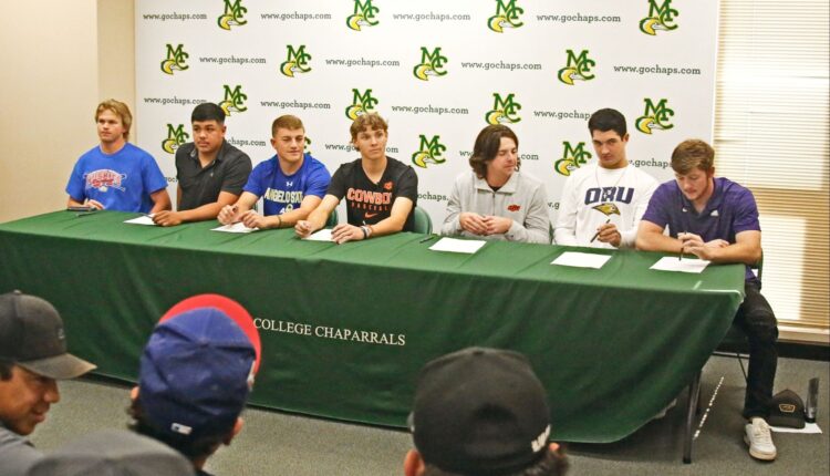 Seven Chaps sign with four year schools

