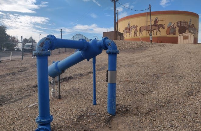 You can drive past Triviz Drive's water tank every day, but did you know it's part of a large critical infrastructure system in Las Cruces with 600 miles of piping under the city?