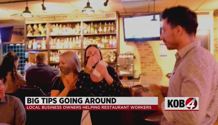 Group of local business owners leave $5,555 tip at Albuquerque restaurant