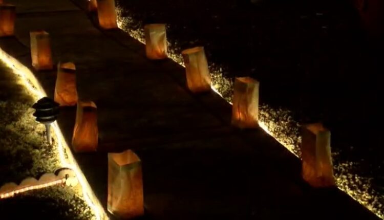 Christmas Eve Luminaria Tour underway


