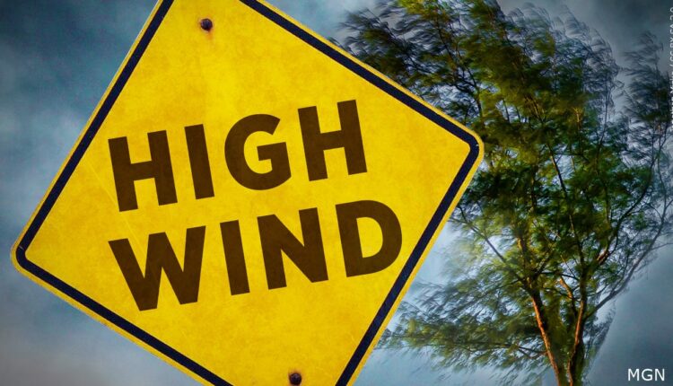 Wind advice on New Year's Eve and New Year for the counties of El Paso, Hudspeth, Dona Ana & Otero

