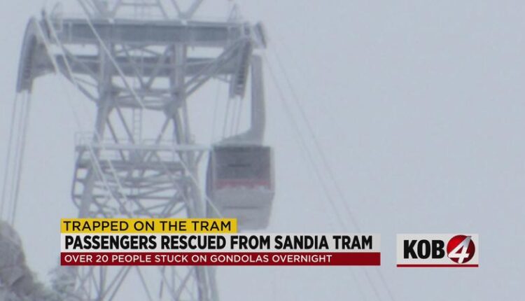 Rescue crews recover multiple people trapped overnight on Sandia tramway
