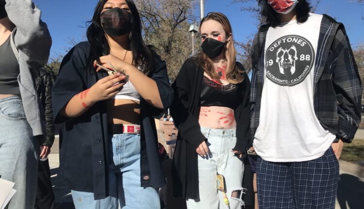 Students march to the Roundhouse to demand affirmative consent bill is heard