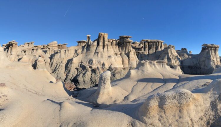 The unearthly landscapes of the Bisti Badlands

