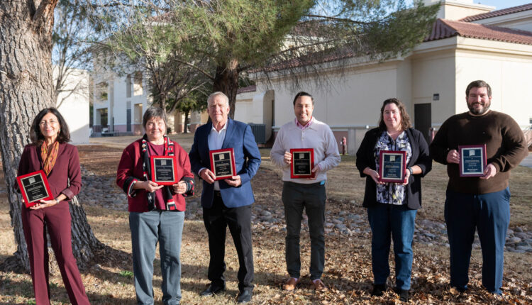 NMSU honors faculty for excellence in research and creativity at the Spring 2022 convocation

