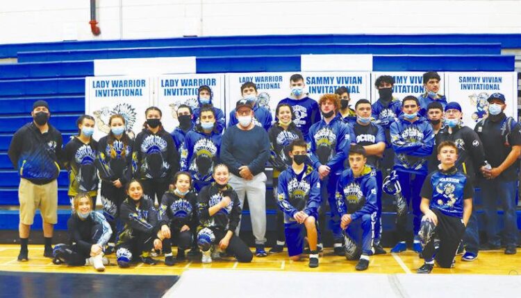 The annual wrestling meet is held at the Socorro gym


