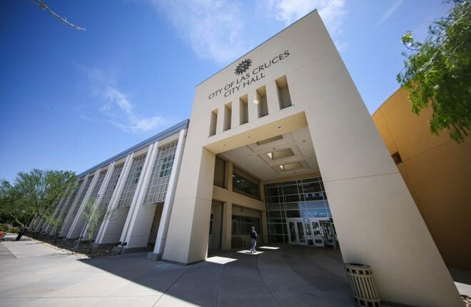 Las Cruces City Hall is pictured on Wednesday May 5, 2021.