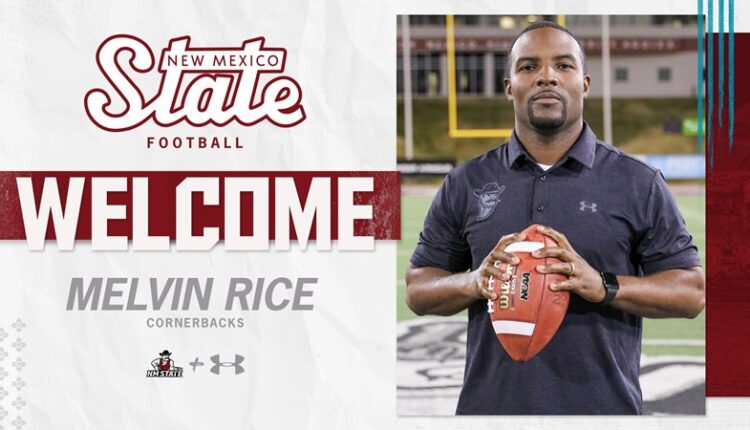 Rice Joins Kill's Staff as Aggies' Cornerbacks Coach
