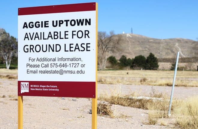 Aggie Uptown would be built on 36 acres of land east of I-25 near University Avenue and Telshor Boulevard, close to the edge of Tortugas Mountain – also known as 