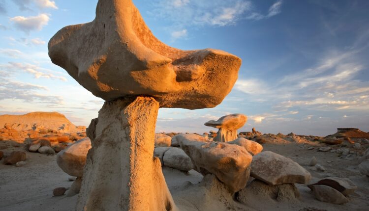 These dazzling rock formations stand where dinosaurs once roamed
