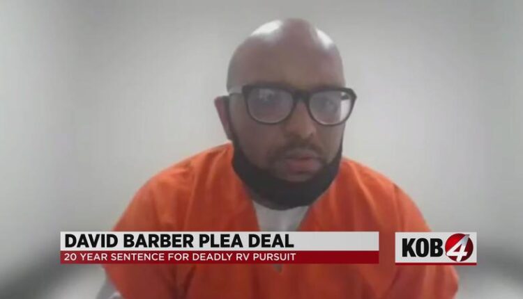 After nearly five years, RV chase suspect gets 20-year sentence