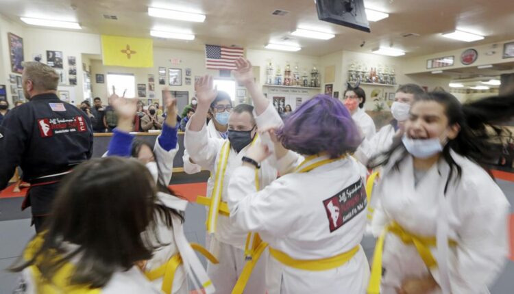 Life skills students fight through pandemic difficulties to reach karate milestone | Education