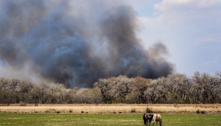 Firefighter injured in wildfire south of Albuquerque
