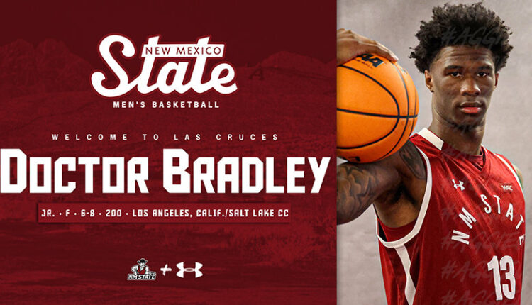 Doctor Bradley became the first signee of both the Aggies