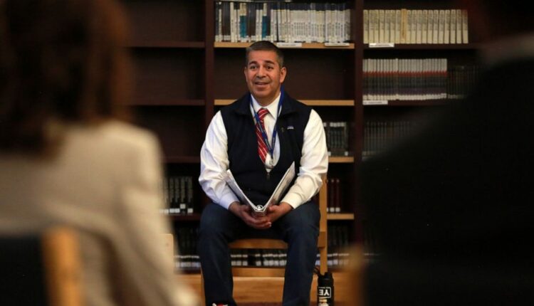 Sen. Luján ‘90%’ recovered from stroke, visits high school
