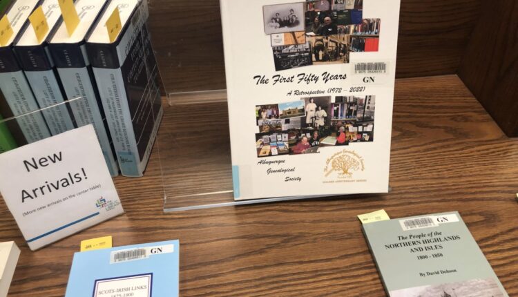 The Albuquerque Genealogical Society celebrating 50 years with event, book
