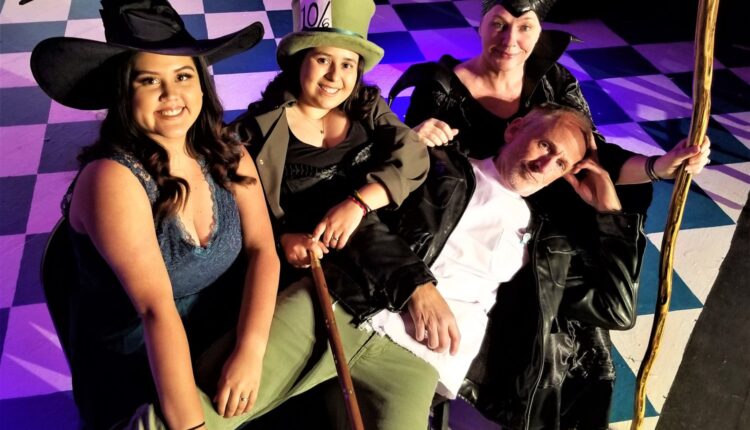Left to right, in Las Cruces Community Theatre&rsquo;s (LCCT) production of &ldquo;A Little Bit Bad: The Villains of Broadway,&rdquo; are Bianca Castro, Jessie Ortega, Brandon Brown and Lennie Brown.