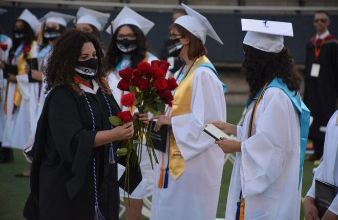 Twelve students graduating from Gadsden Independent School District high schools receive recognition for their academic achievements through district foundation scholarships.