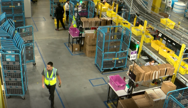 Amazon gives tour of Albuquerque fulfillment center
