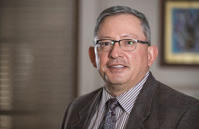 Ralph Ramos, the interim superintendent for Las Cruces Public Schools is pictured at his temporary office in the Las Cruces Public Schools administration building in Las Cruces on Thursday, March 4, 2021.