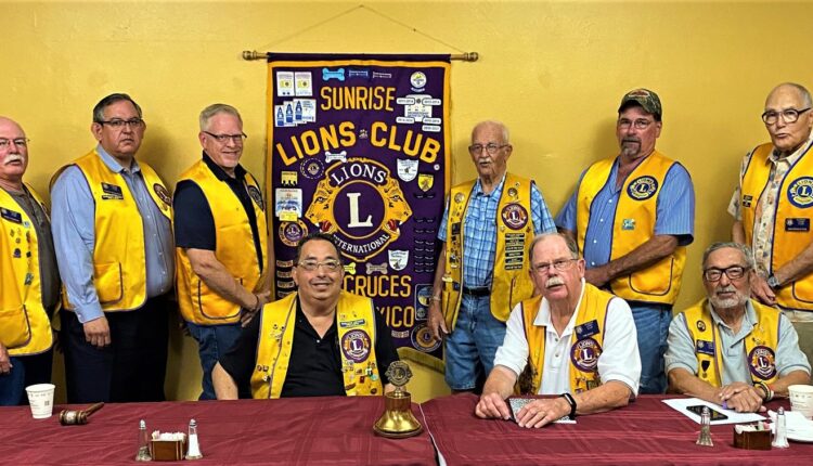 Sunrise Lions of Las Cruces at their June 9, 2022 meeting