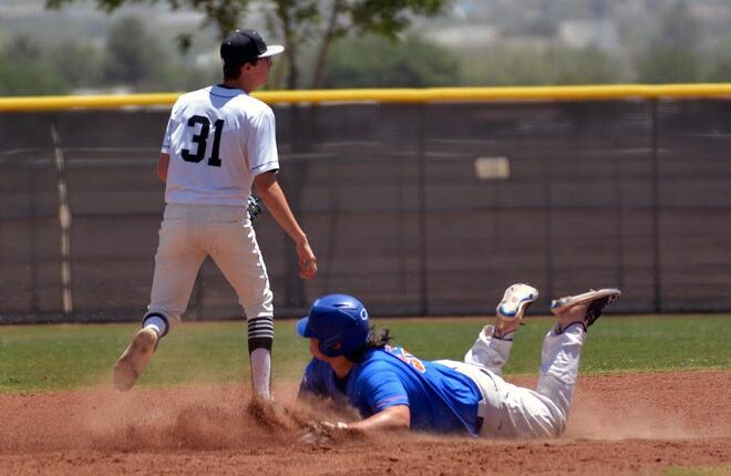 Organ Mountain's Maddux Edmonson was a first-team pitcher on the New Mexico Baseball Coaches Association All-State team.