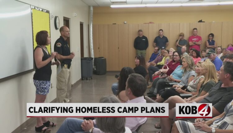 Albuquerque city officials clarify homeless camp plans
