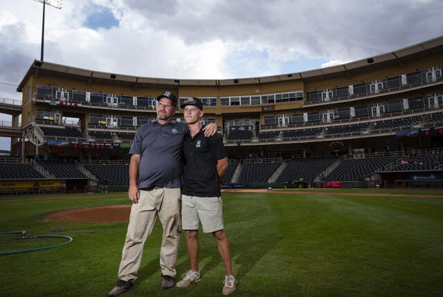 Attalla and son to work in the (ball)yard on Father's Day
