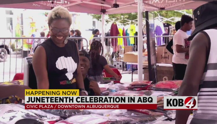 Black-owned businesses celebrate Juneteenth in downtown Albuquerque
