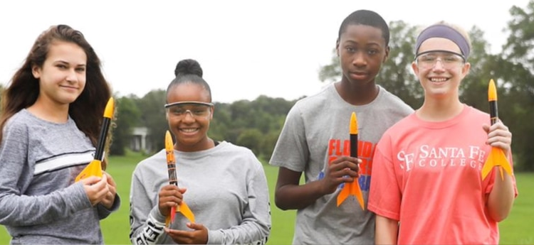 Santa Fe College is hosting a STEM camp for 9th graders from Alachua and Bradford County