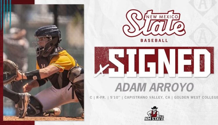 NM State Announces Signing of California Catcher
