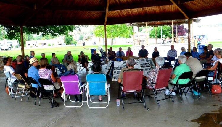 The 2016 commemoration of the atomic bombings of Hiroshima and Nagasaki by Gila Friends Meeting (Quakers), held in Gough Park, Silver City, New Mexico with participants from Grant County, Las Cruces, and El Paso.