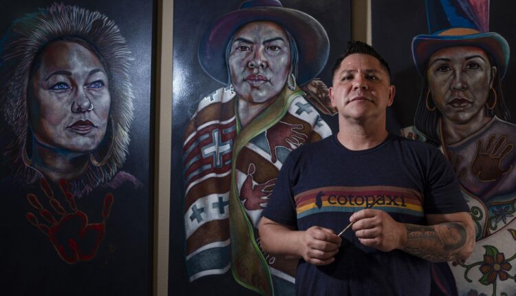 Patrick Collins uses painting to find himself, highlight movement