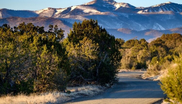 Capitan Mountains in central New Mexico
