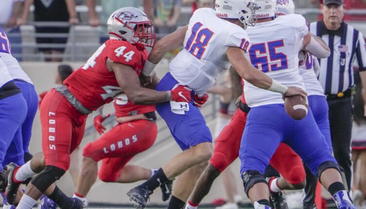UNM's Hannah a whirlwind at linebacker
