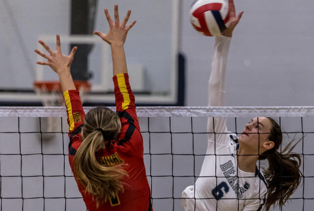 Prep volleyball: Powerful La Cueva defeats Centennial
