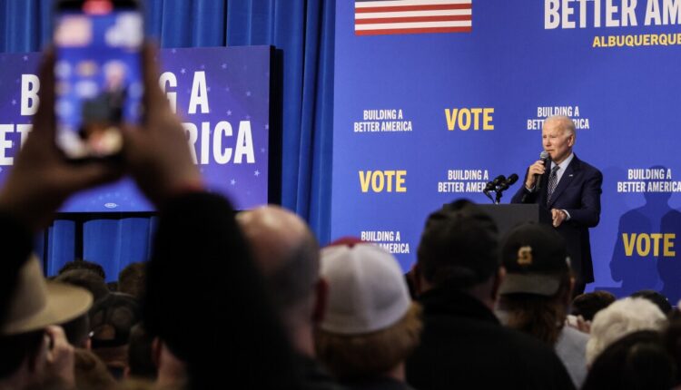 President Biden attends NM Dems rally in Albuquerque
