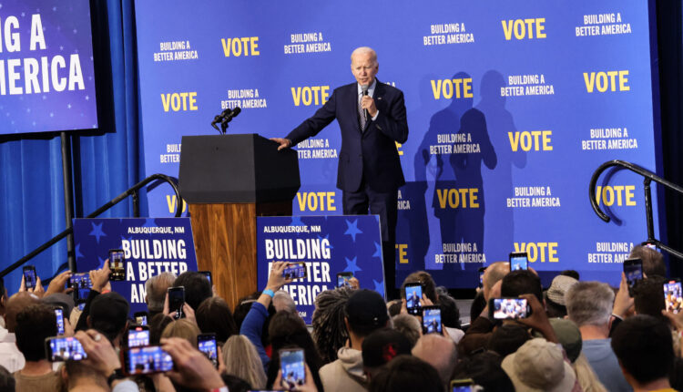 Biden stumps for New Mexico Democrats amid a few close, key races