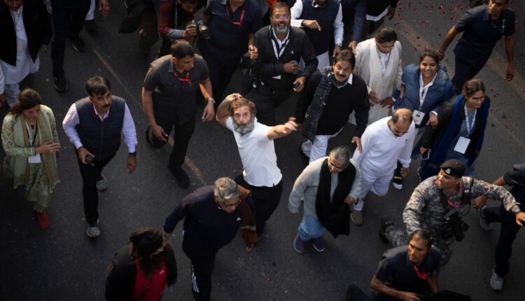 India opposition's 'unity march' against hate enters capital
