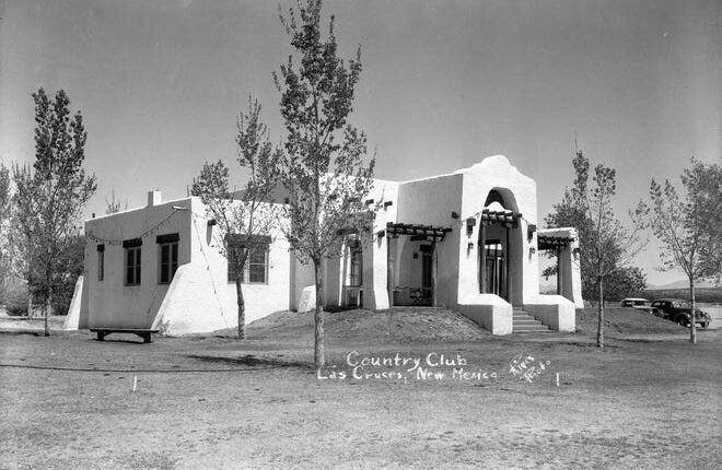 The Henry Trost-designed Las Cruces Country Club building is pictured circa 1940.